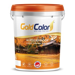 sơn gold color watterproof chống thấm pha xi măng